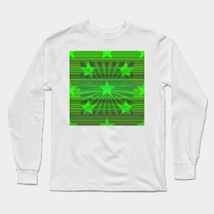 Starry Lime Radiance Long Sleeve T-Shirt